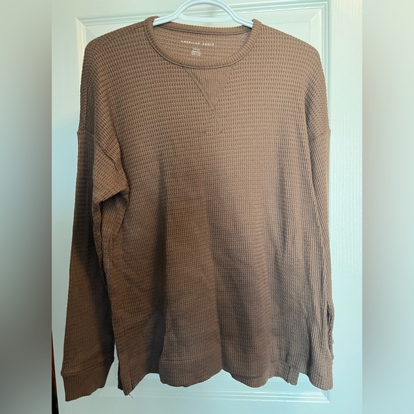 American Eagle Waffle Knit Long-Sleeve - Picture 1 of 3
